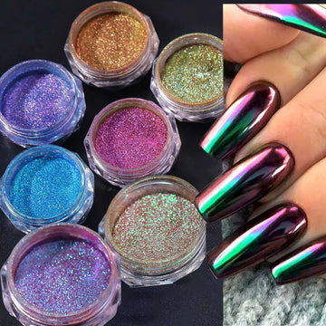 Chameleon Chrome Nail Glitter Powder