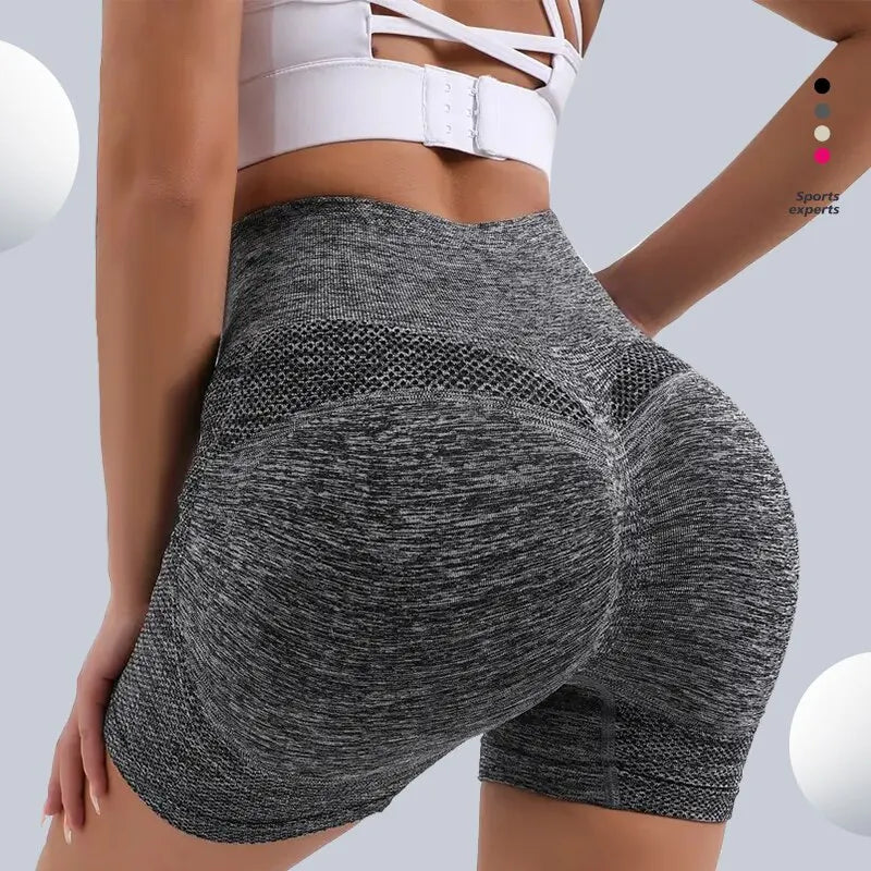 CZGUKE High Waist Butt-Lift Yoga Shorts